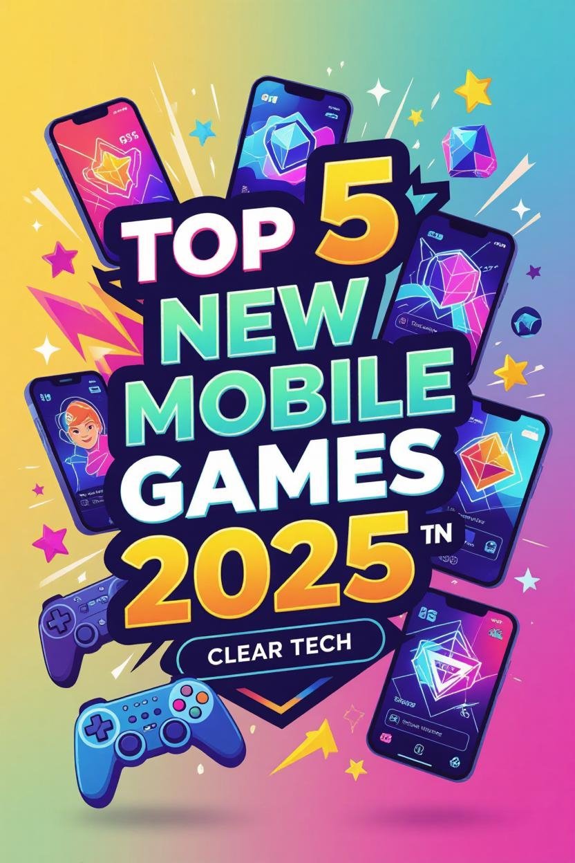 أفضل 5 ألعاب جديدة على الهواتف في 2025