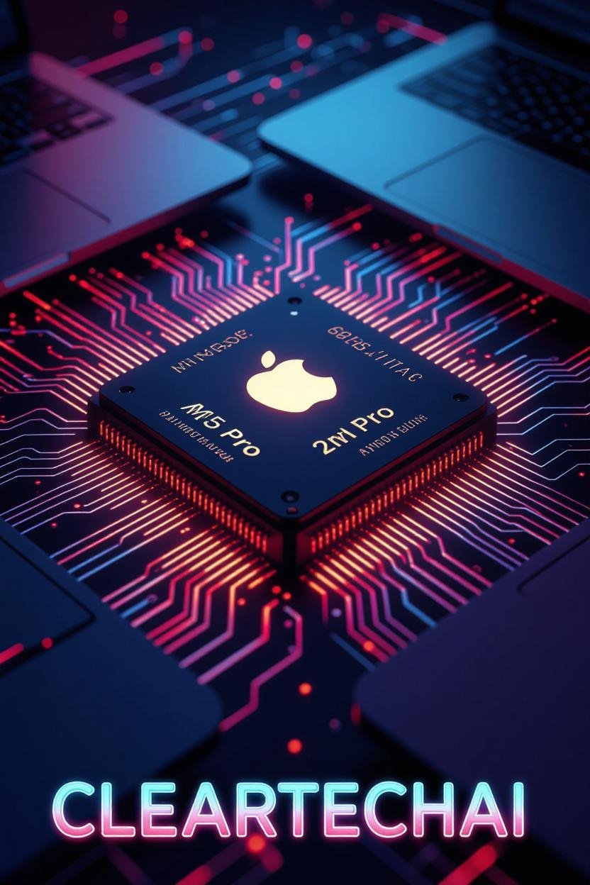 آبل تختبر معالجات M5 Pro بتقنية 2nm: ثورة جديدة في حواسيب ماك 2025