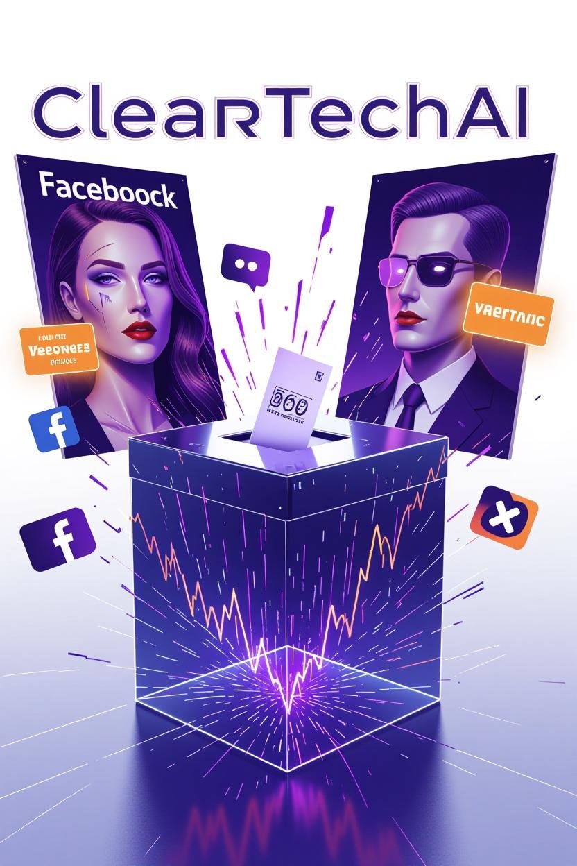 تحذيرات من الذكاء الاصطناعي في الانتخابات الأمريكية 2025 — أدوات تحقق جديدة من فيسبوك وX
