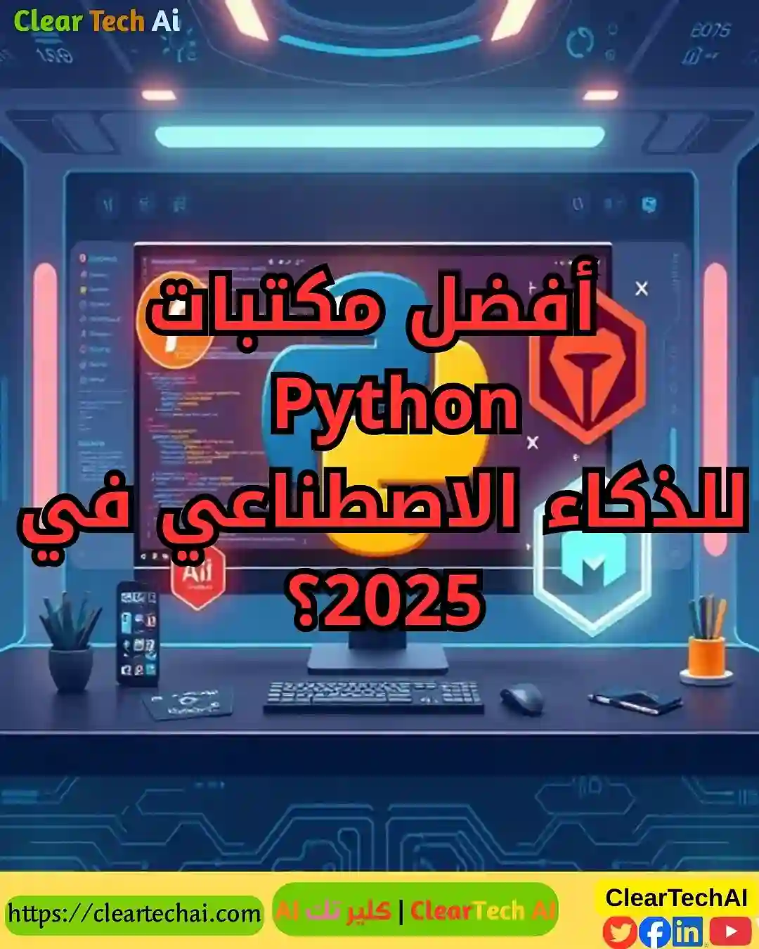 أفضل مكتبات Python للذكاء الاصطناعي 2025 دليل المطور العربي