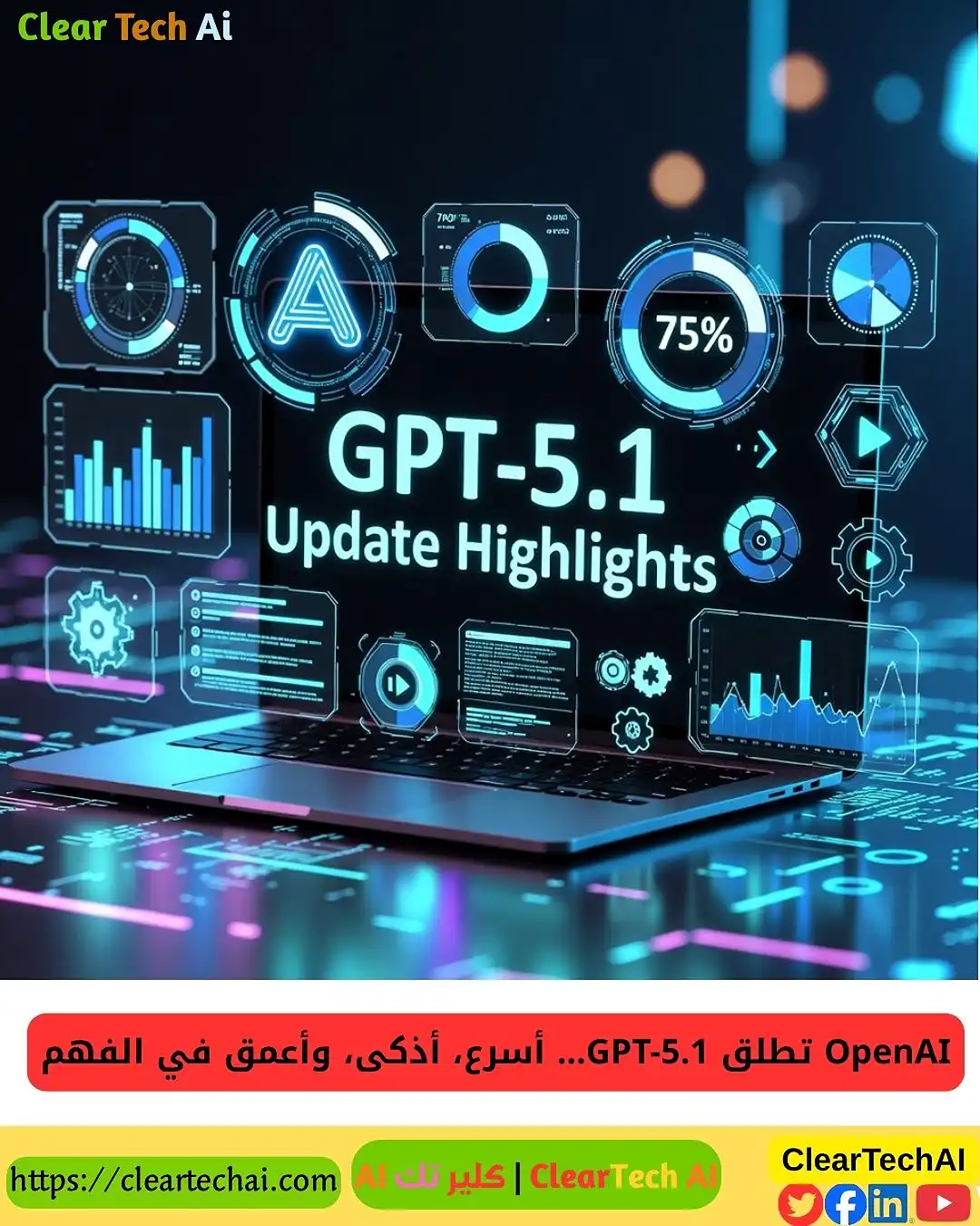 OpenAI تكشف GPT-5.1  السرعة والدقة تصل لمستوى جديد