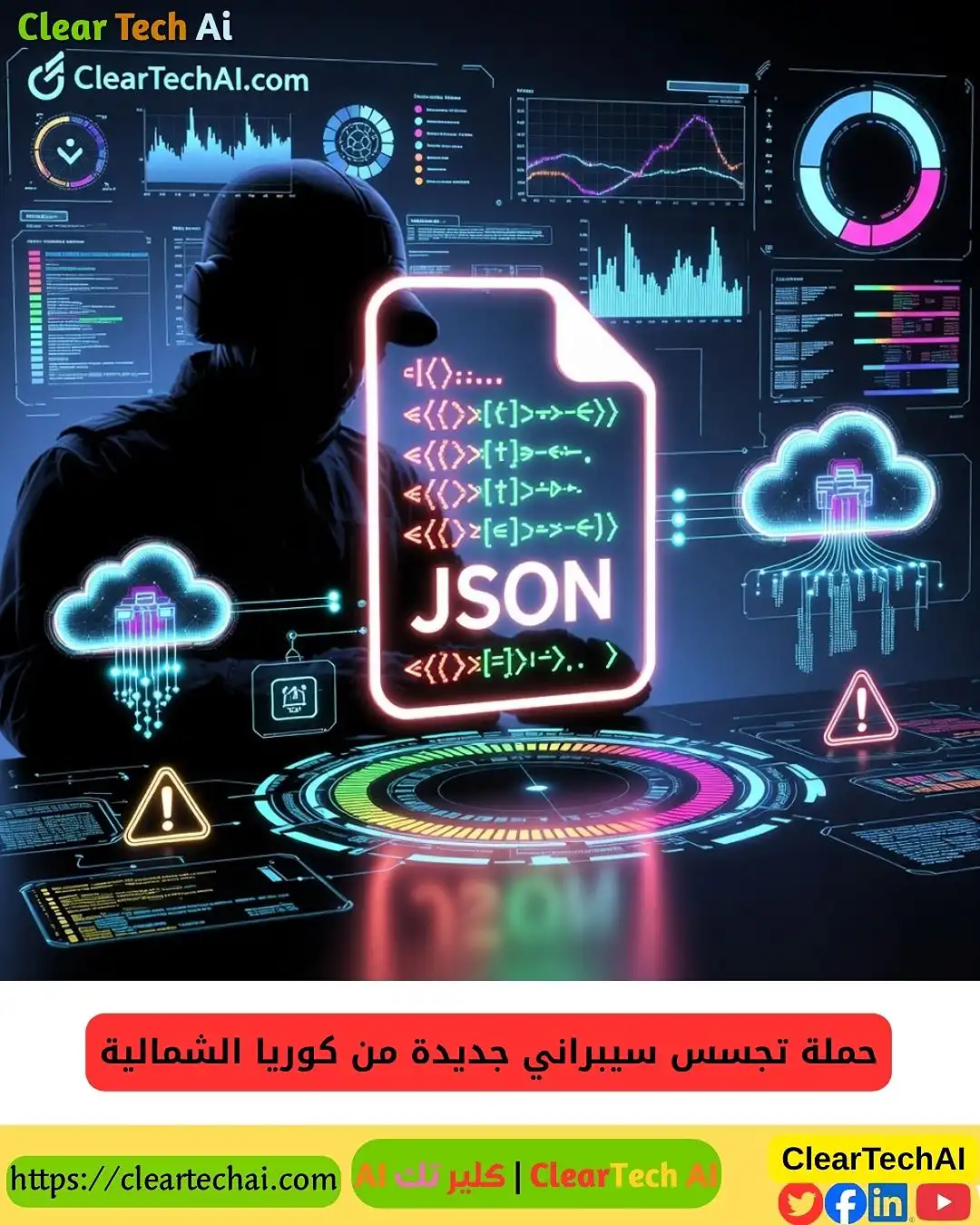 حملة تجسس كورية شمالية تخترق العالم عبر JSON