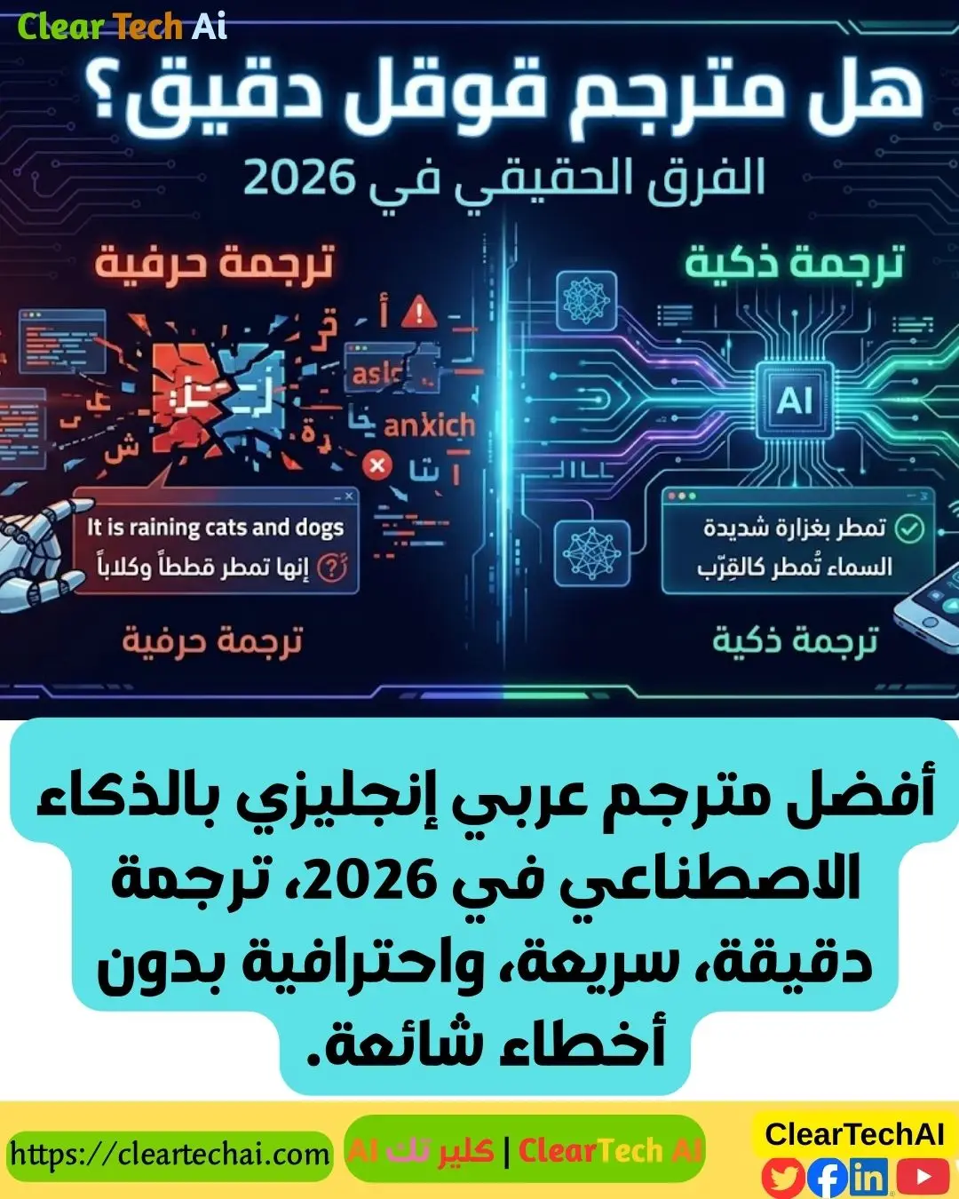 أفضل مترجم عربي إنجليزي 2026 بدقة تفوق التوقعات
