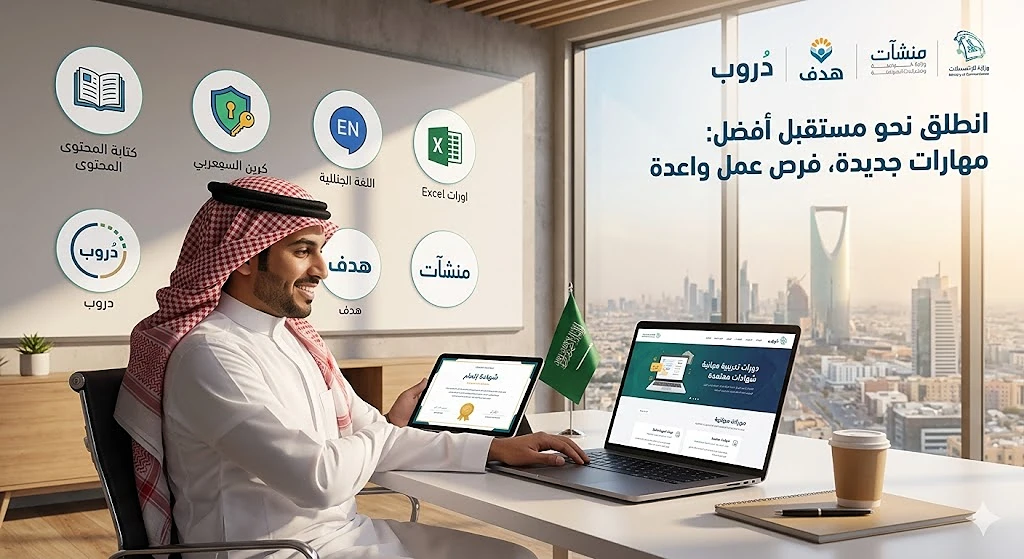 دورات مجانية عن بعد بشهادات معتمدة لتأهيلك لسوق العمل